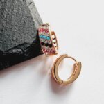 Auskarai 1,7×0,7cm.