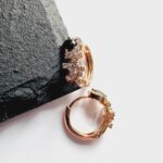 Auskarai 1,4×0,7cm.