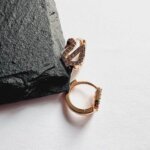 Auskarai 0,9×0,8cm.