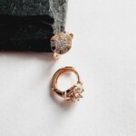 Auskarai 1,3×0,6cm.