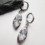 Auskarai 3,5×0,8cm.