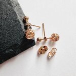 Auskarai 1,8×0,7cm.