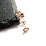 Auskarai 0,7cm.skersmuo