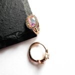 Auskarai 1,4×0,8cm.