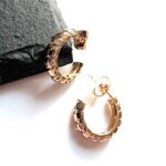 Auskarai 1,7×0,5cm.