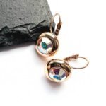 Auskarai 2,5×1,3cm.