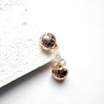 Auskarai 1cm.skersmuo