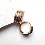 Auskarai 1,6×0,8cm.