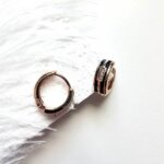 Auskarai 1,3×0,3cm.