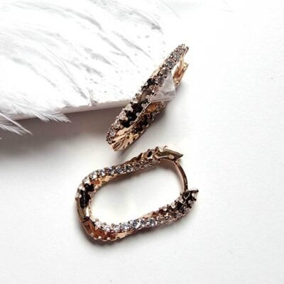 Auskarai 2,4×0,3cm.