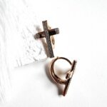 Auskarai 1,8×1,1cm.