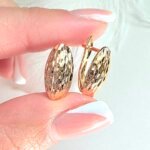 Auskarai 1,7×0,7cm.