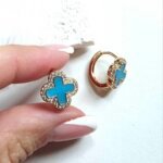 Auskarai 1,2cm.skersmuo