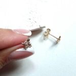 Auskarai 0,7cm.skersmuo