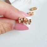 Auskarai 0,5cm.skersmuo