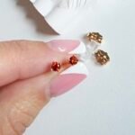 Auskarai 0,4cm.skersmuo