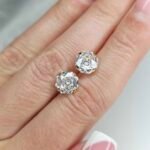 Auskarai 0,8cm.skersmuo