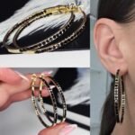 Auskarai 5cm.skersmuo