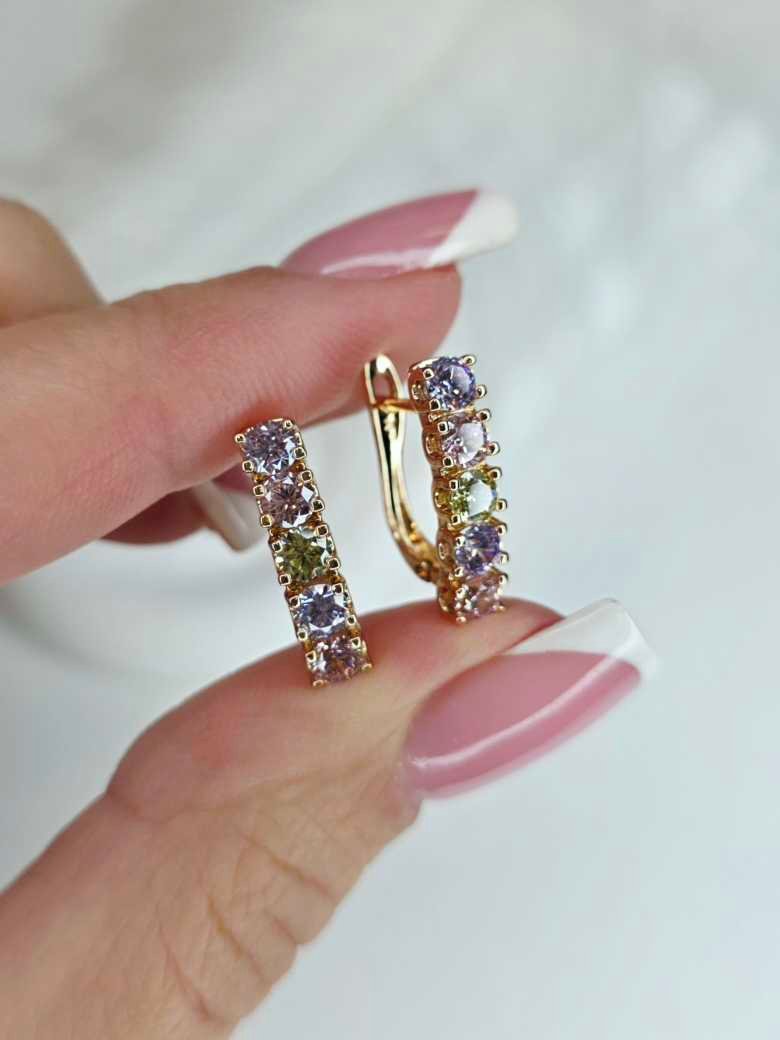 IMG_COM_202511031344225974 Auskarai 1,8/0,4cm. - Image 1