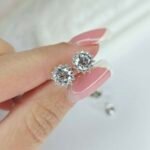 Auskarai 0,9cm.skersmuo