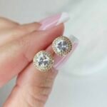 Auskarai 0,9cm.skersmuo