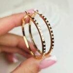 Auskarai 4cm.skersmuo