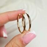 Auskarai 2,5cm.skersmuo