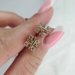 Auskarai 1,1cm.skersmuo