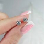 Auskarai 0,6cm.skersmuo