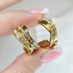 Auskarai 2,3cm.skersmuo