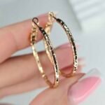 Auskarai 3cm.skersmuo