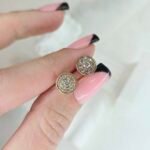 Auskarai 0,8cm.skersmuo