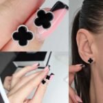 Auskarai 0,9cm.skersmuo