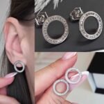 Auskarai (1,3cm.skersmuo)