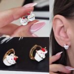 Auskarai (1,2cm.skersmuo)