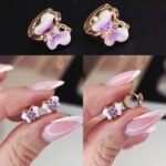 Auskarai (0,9cm.skersmuo)