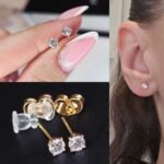 Auskarai (0,3cm.skersmuo)