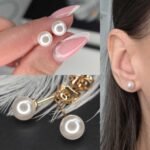 Auskarai (0,7cm.skersmuo)