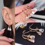 Auskarai (2,2/1,1cm.)