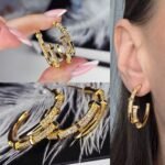 Auskarai (2,7cm.skersmuo)