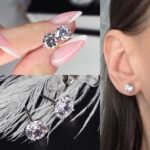 Auskarai (0,7cm.skersmuo)