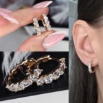 Auskarai (1,4cm.skersmuo)