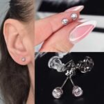 Auskarai (0,4cm.skersmuo)