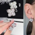 Auskarai(gėlė sukasi)