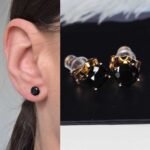 Auskarai (0,6cm.skersmuo)